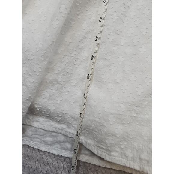 Anthropologie Dress Womens Size 8 The Katerina Button-Front White Cottagecore - Picture 5 of 10